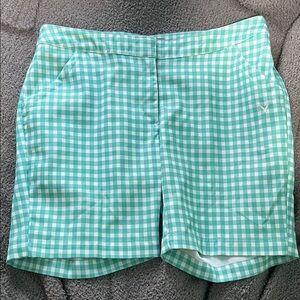 Callaway Mint Checkered Women's Opti Dri Golf shorts